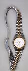 Seiko Women's Round Gold/silve Tone Quartz Watch with Day & Date and new battery