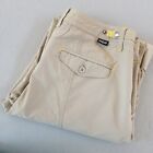 Patagonia Women's 12 Beige Hiking Camping Outdoors Roll Up Cargo Nylon Pants