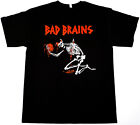 BAD BRAINS T-shirt Hardcore Punk Reggae Metal Tee Men's Black 100% Cotton New