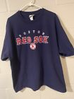 Vintage Boston Red Sox T Shirt Men's 2XL  Navy Blue Lee Sport 2004