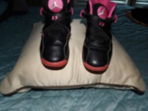 Nike Shoes Toddler 13 C Air Jordan 8 Retro  580529-006 Black Pinksicle White Air