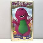 Barney & Friends Sing & Dance With VHS Video Tape 10 Years Along Songs VTG Gold