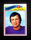 1977 TOPPS SET BREAK Paul Krause #125 Minnesota Vikings CENTERED VG-EX
