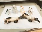 New ListingCats Miniature Ceramic Cats Lot 6 Japan
