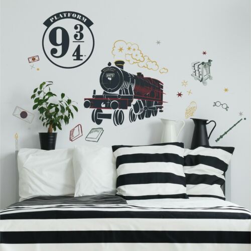 RoomMates Harry Potter Hogwarts Express Black Giant Peel and Stick Wall Stickers