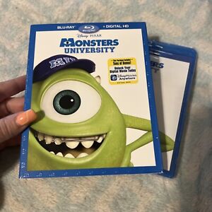 Monster's University Blu-Ray + Digital Disney Pixar NEW Sealed, W~Slipcover !!