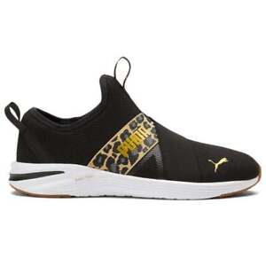 Puma Better Foam Prowl Leopard Slip On  Womens Black Sneakers Casual Shoes 37723