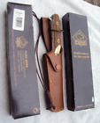 Puma Skinner II 8393 Knife Brown Sheath Black Box Stag Handle Made in Germany
