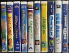 Animated Kids VHS Lot (10) Clamshell Movies ~ Great Collection! Retro VCR Tapes