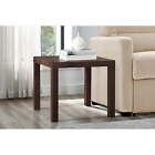 Canyon Walnut End Table ideal for small spaces, walnut woodgrain finish