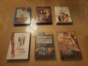 5 Movie and Music Concert DVDs $5.00 - $7.00 Each