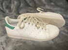 Adidas Stan Smith Boys Shoes Size 6y White Green Reflective Tennis Sneaker