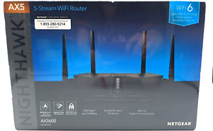 NETGEAR RAX41-100NAS 4 Port 1000 Mbps Wireless Router Black- BRAND NEW