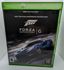 New ListingForza Motorsport 6 Ten 10 Year Anniversary (Xbox One 2015) Complete Tested