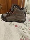 merrell moab 3 mid waterproof hiking boots bungee cord color size 9 wide