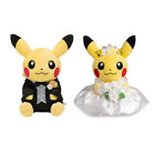 Pokemon Center Original Garden Wedding Pikachu Bride + Groom Plush Set of 2