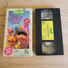 CTW Sesame Street Sing Yourself Silly! Children’s VHS 1990