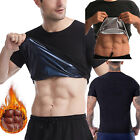 Men's Sauna Heat Trapping Shirt Sweat Shaper Vest Workout Sauna Exercise Top