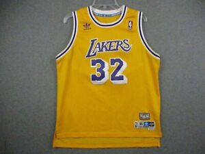 Adidas Hardwood Classics Los Angeles Lakers Jersey 32 Magic Johnson XL Length +2