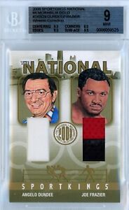 2008 SPORTKINGS NATIONAL MEMORABILIA GOLD 1/1 #SKN29 DUNDEE / FRAZIER BGS MINT 9