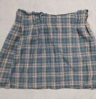 American Eagle Mini Skirt Plaid Pull On Size Small