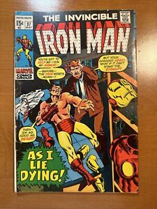 The Invincible Iron Man #37 Marie Severin Cover Bronze Age (1971 Marvel Comics)
