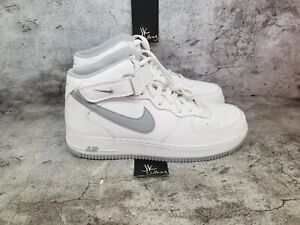 Men’s Size 9 Nike Air Force 1 Mid '07 Casual Shoe White Wolf Grey DV0806-100