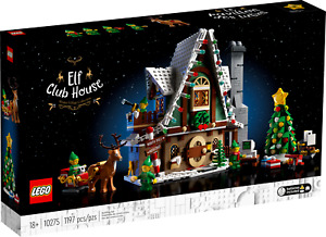 ✅Lego Elf Club House Christmas Main Street Winter Village Santa Set 10275 NEW✅✅✅