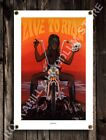 Dave Mann Ed Roth Studios Soul Sister 2' X 3' Biker Chopper Motorcycle