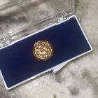 US Federal Government 10 Year Bronze Service Pin In Box -D