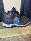 Eddie Bauer Mens Graham Hiking Boots Shoes Leather Waterproof Brown Size 9.5 New