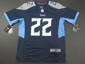 Derrick Henry #22 Tennessee Titans Men's Game Limited Jersey Navy Blue