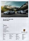 2015 Porsche 911 Targa 4 & 911 GTS Original Color Print Ad