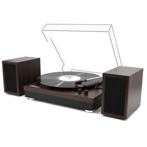 LP No.1 Record Player Vinyl Turntable with Stereo Bookshelf