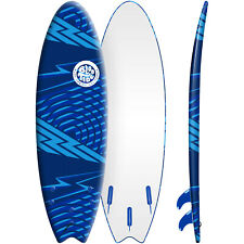 6 Foot Americana Soft Top Surfboard laminated with a rigid HDPE WBS-IXL graphic
