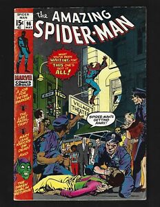 Amazing Spider-Man #96 FN Kane Romita Green Goblin No Code Approval Drug Issue