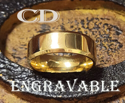 Personalized Engraved Women's Gold Wedding Ring - Wedding Ring For Girl's