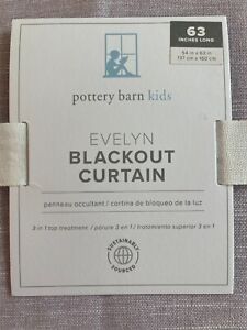 POTTERY BARN KIDS Evelyn Blackout Curtain-54x63