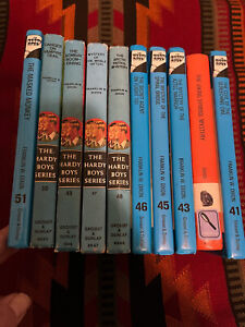Lot of 10 Hardy Boys Books 41-51 (missing 44)