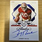 JERRY RICE 2021 PANINI FLAWLESS ALL PRO INK AUTO /10 49ERS BLUE FOIL SP HOF🔥🔥