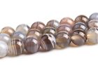 Natural Botswana Agate Beads Grade AAA Round Gemstone Loose Beads 4/6/8/10/12MM