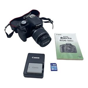 Canon EOS Rebel T1i 15.1MP Digital DSLR Camera w/ EF-S 18-55mm 3.5-5.6 Lens