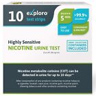 Exploro Highly Sensitive Nicotine Test - Detects Nicotine Metabolite Cotinine...