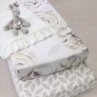 New ListingLambs & Ivy 4-Piece Signature Floral/Leaf Baby Crib Bedding Set - White/Gray