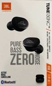 JBL TUNE130NC Wireless Bluetooth Headphones - Black