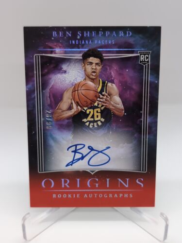 New Listing2023/24 PANINI ORIGINS BEN SHEPPARD ROOKIE RC AUTO AUTOGRAPH Red /99