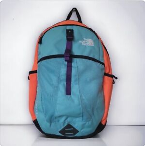 The North Face Youth Recon Squash Small School Backpack Blue Orange
