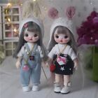 Full Set 1/8 BJD Doll for Girls 16cm Mini Ball Jointed Dolls with Shoes Clothes