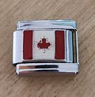 Canadian Flag Canada Italian Charm Bracelet Link 9mm gift