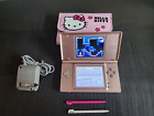 Nintendo DS Lite Metallic Rose Game Console + Hello Kitty Case - EXCELLENT COND.
